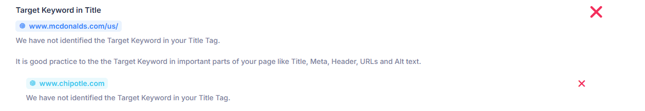 Target Keyword In The Title